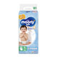 Scutece de unica folosinta Marshmallow Skin Leak Relief, marime XL, 12-17 kg, 44 bucati, Moony 807561