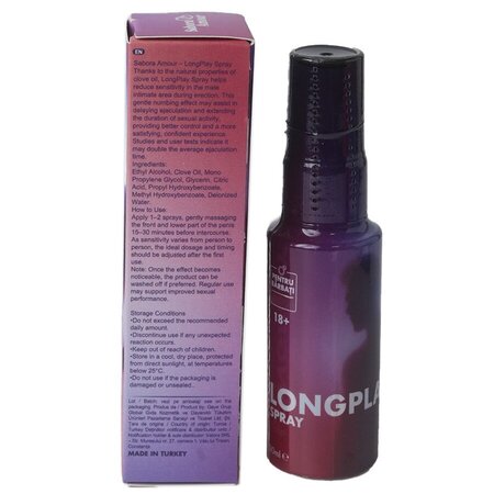 Spray pentru zona intima masculina LongPlay, 18 ani+, Sabora Amour 807580