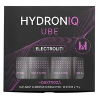 Electroliti Hydroniq Ube, Afine, 28 plicuri, Laboratoarele Remedia