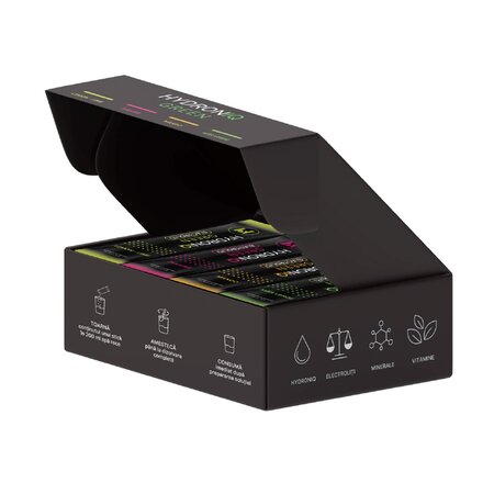 Electroliti Hydroniq Green, 28 plicuri, Laboratoarele Remedia 807601