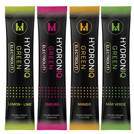 Electroliti Hydroniq Green, 28 plicuri, Laboratoarele Remedia 807600