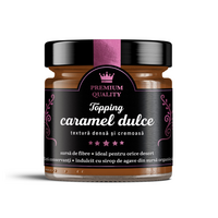 Topping  cu textura densa si cremoasa, Caramel Dulce, 250 g, Secretele Ramonei