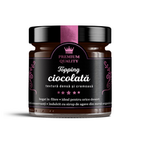 Topping cu textura densa si cremoasa, Ciocolata, 250 g, Secretele Ramonei