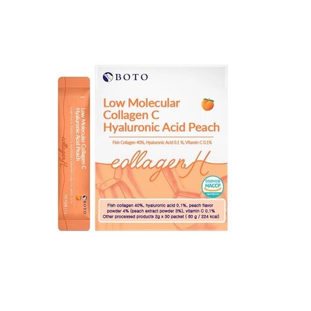 Colagen si acid hialuronic Low molecular collagen c hyaluronic acid, 30 plicuri x 2 g, Boto