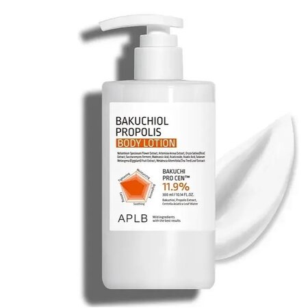 Lotiune de corp hidratanta cu Bakuchiol si Propolis, 300 ml, Aplb