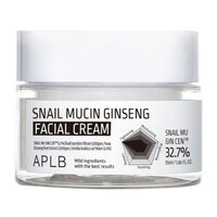 Crema de fata intensiv hidratanta Snail Mucin Ginseng, 55 ml, APLB
