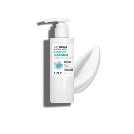 Lotiune de corp cu protectie solara SPF 50+ PA++++ Glutathione Niacinamide, 150 ml, APLB