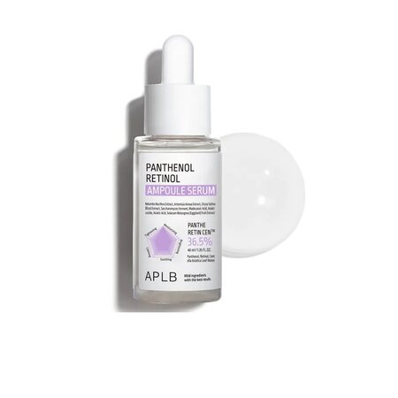 Ser tip fiola pentru fata Panthenol Retinol, 40 ml, APLB