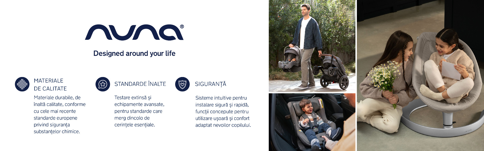 Nuna &ndash; produse premium pentru bebeluși și copii