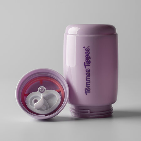 Cana cu cioc anti-curgere Sippee, Mov, 12 luni+, 390 ml, Tommee Tippee 808279