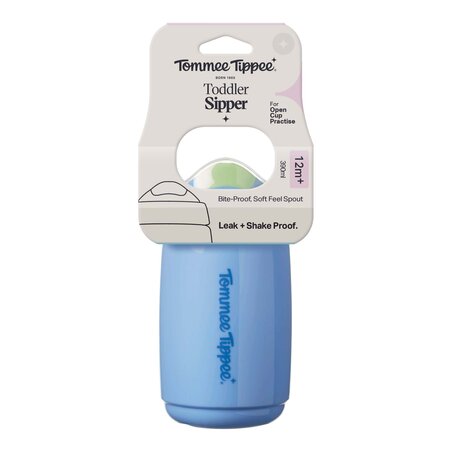 Cana cu cioc anti-curgere Sippee, Albastru, 12 luni+, 390 ml, Tommee Tippee 808283