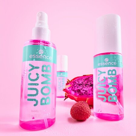 Spray de corp Juicy Bomb, Lychee Livin 106, 100 ml, Essence 808323