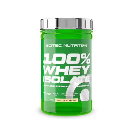Pudra proteica 100% Whey Isolate, Vanilie, 700 g, Scintec