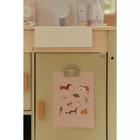 Cabinet veterinar cu accesorii din lemn FSC, Verde, +3 ani, Little Dutch 808398