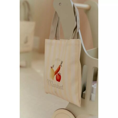 Cos de cumparaturi din lemn cu accesorii, +2 ani, Little Dutch 808426