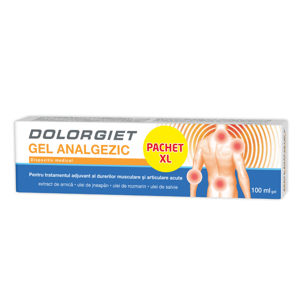 Gel analgezic Dolorgiet, 100 ml, Zdrovit