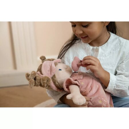 Papusa textila Sleeping Rosa, 12 luni+, Little Dutch 808935