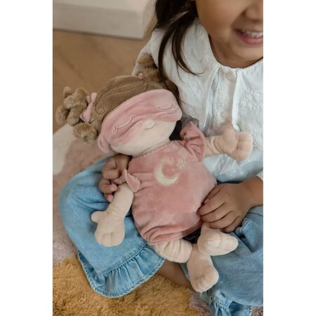 Papusa textila Sleeping Rosa, 12 luni+, Little Dutch 808940