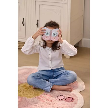 Dispozitiv din lemn cu discuri cu imagini in forma de fluture Fairy Garden, 3 ani+, Little Dutch 808967