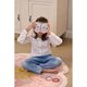 Dispozitiv din lemn cu discuri cu imagini in forma de fluture Fairy Garden, 3 ani+, Little Dutch 808967