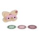 Dispozitiv din lemn cu discuri cu imagini in forma de fluture Fairy Garden, 3 ani+, Little Dutch 808966