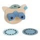 Dispozitiv din lemn cu discuri cu imagini in forma de Vulpe Forest Friends, 3 ani+, Little Dutch 808960