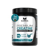 Premium Creatine Monohydrate 100%, 500 g, Boost4Life