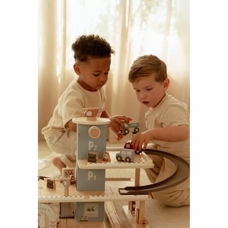 Parcare din lemn FSC cu accesorii, 3 ani+, Little Dutch 809182