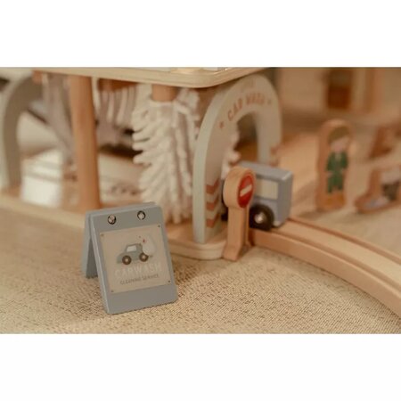 Parcare din lemn FSC cu accesorii, 3 ani+, Little Dutch 809177