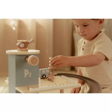 Parcare din lemn FSC cu accesorii, 3 ani+, Little Dutch 809176