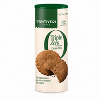 Biscuiti cu bucati de Cacao Triple Zero, 210 g, Santiveri