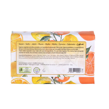 Sapun vegetal cu Ceai Alb si Citrice, 200 g, Iteritalia 809227