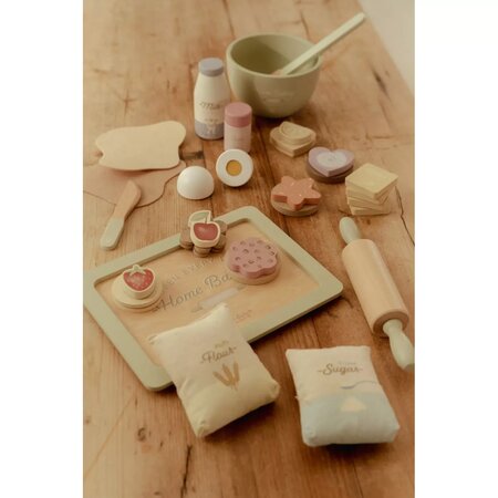 Set pentru cofetar din lemn FSC, 2 ani+, Little Dutch 809257