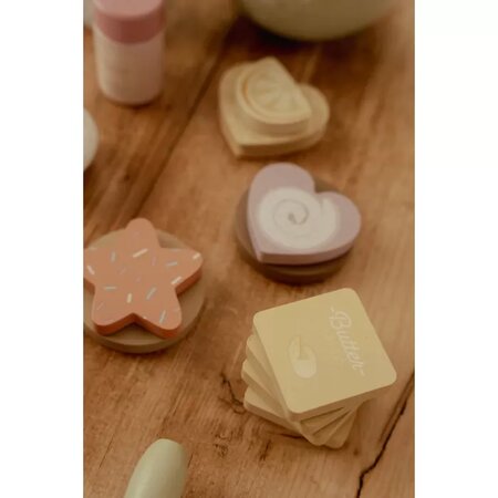 Set pentru cofetar din lemn FSC, 2 ani+, Little Dutch 809256