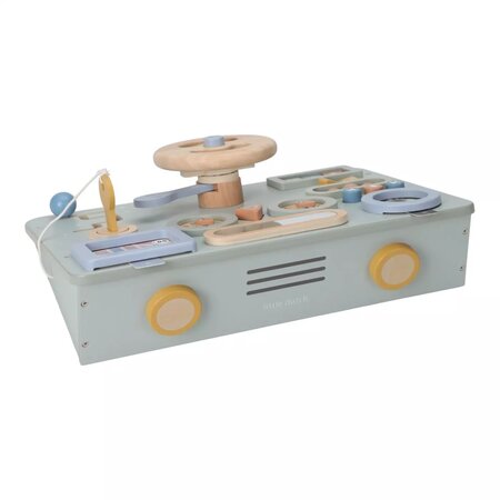 Volan auto din lemn FSC, 12 luni+, Little Dutch 809297