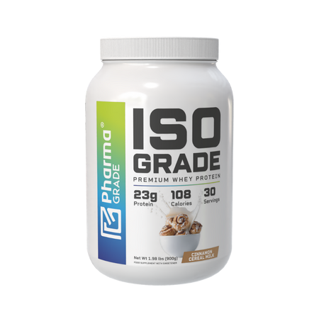Proteina din zer Iso Grade Whey Protein, Cinnamon Cereal Milk, 900 g, Pharma Grade