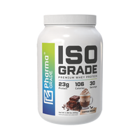 Proteina din zer Iso Grade Whey Protein, Coffee Mocha, 900 g, Pharma Grade