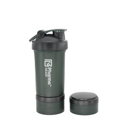 Shaker din plastic, 450 ml, Verde, Pharma Grade 809688