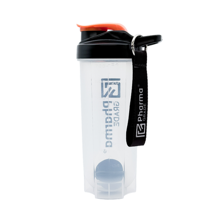 Shaker transparent din plastic, 450 ml, Verde, 700 ml, Pharma Grade 826738