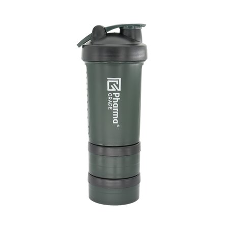 Shaker transparent din plastic, 700 ml, Pharma Grade