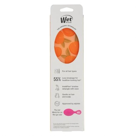 Perie de par pentru descurcare Original Detangler, Tutti Fruitti Peach, Wet Brush 809742