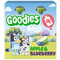 Piure de mar si afine Bluey, 3 ani+, 4 x 100g, Goodies Snacks