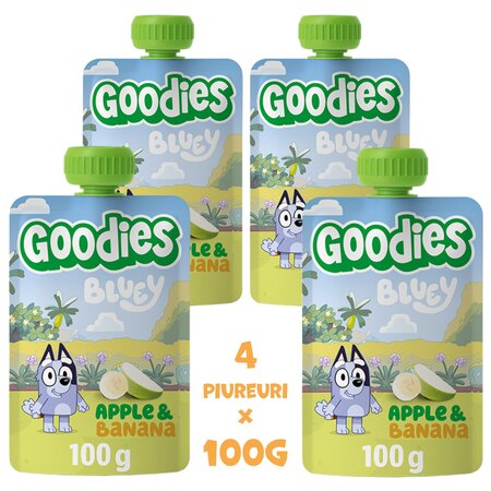 Piure de mar si banana, 3 ani+, 4 x 100g, Goodies Snacks 810006