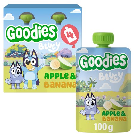 Piure de mar si banana, 3 ani+, 4 x 100g, Goodies Snacks 810004