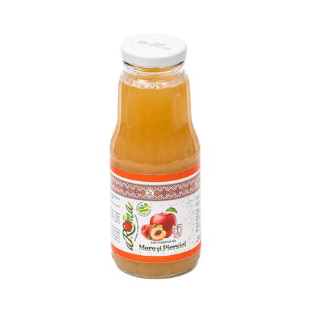 Suc natural de mere si piersici, 300 ml, Aroma