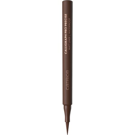 Tus de ochi rezistent la apa Calligraph Pro Precise Matt, 020 Espresso Brown, 1 ml, Catrice