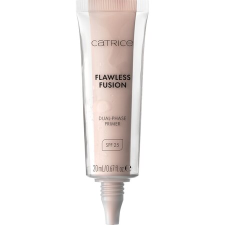 Primer pentru fata cu  SPF 25 Flawless Fusion DualPhase, 010 Smooth Radiance, 20 ml, Catrice 810578