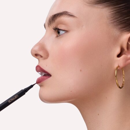 Creion de buze Precision Ink Lip Liner Stain, 050 Dressed In Drama, 1 ml, Catrice 810806