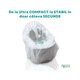 Olita de voiaj pliabila + 3 pungi absorbante incluse Fold'N'Go, pana la 22 kg, Gri, 15 luni+, Potette 811106