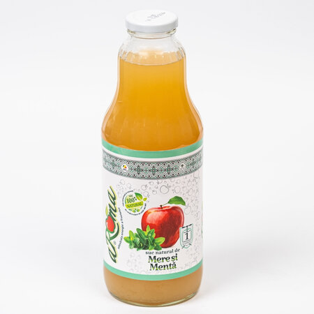 Suc natural de mere si menta, 1 L, Aroma
